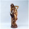 Image 1 : F. GOLDSCHEIDER, WIEN - "Rebecca." A large Art Nouveau faience figure of a young woman with a wat…