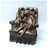 Image 1 : ARISTIDE-ONESIME CROISY (1840-1899) French school. A brown patinated bronze figural group of a ba…