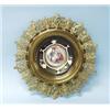 Image 1 : Diana With Attendants. An unusual antique Austrian circular wall plaque in gilt metal frame. Hand…