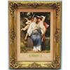 Image 1 : L'Eveil de Coeur. An important antique K.P.M. porcelain plaque after the famous painting by Bougu…