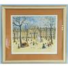 Image 1 : CLAUDE TABET (1924-1979) French school. "Place des Vosges." A limited edition coloured lithograph…
