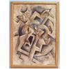 Image 1 : ROBERT MARC (1943-1993) French school. "Cubist composition." Oil on board. Unsigned. 42" x 30".…