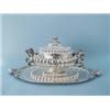 Image 1 : A very good antique Mexican sterling silver covered centrepiece and a matching oval presentation …