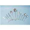 Image 1 : ART DECO - A 196 piece German silver cutlery set comprising a setting of 12, in dinner spoons, fo…