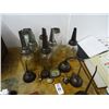 Image 1 : Lot of Vintage Oil Cans & Jars - No Shipping