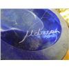 Image 2 : Artist Signed Blue Ruffled Vase