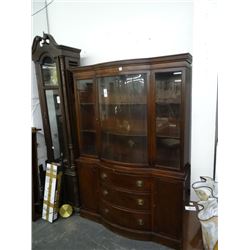 Bow Front China Cabinet