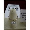 Image 1 : Sterling Silver Engagement Ring/Cubic