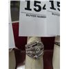 Image 1 : Sterling Silver Bezel Set Cubic Ring
