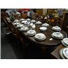 Image 1 : Mahogany Dining Room Table & 6 Chairs