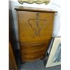 Image 1 : Oak Drop Front Writing Desk Over 3