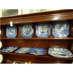 8 Asian Square Plates - 8 Times the Money