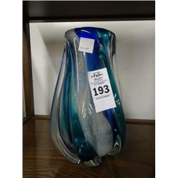 Heavy Art Glass Vase