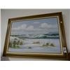 Image 1 : Artist Signed Framed Beach Scene
