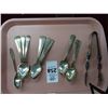Image 1 : 19 Sterling Silver Spoons & Tong - 19 Times the Money
