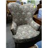 Image 1 : Antique Floral Pattern Armchair