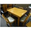 Image 1 : Maple Slide Leaf Table w/4 Chairs
