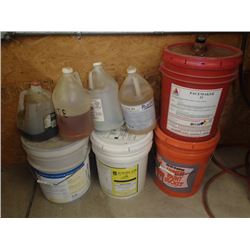 Lot of Oil / Coolant, Misc Fluids