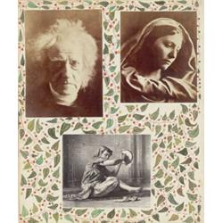 JULIA MARGARET CAMERON, (British, 1815-1879), TWO PORTRAITS:, SIR JOHN HERSCHEL & MARY HILLIER, A...
