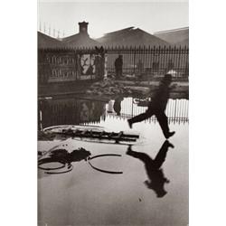 HENRI CARTIER-BRESSON, (French, b. 1908), BEHIND THE GARE ST. LAZARE, PARIS, "France. Place de l'...