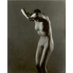 FRANTISEK DRTIKOL, (Czechoslovakian, 1883-1961), UNTITLED NUDE, blindstamp: "DRTIKOL PRAGUE", on ...
