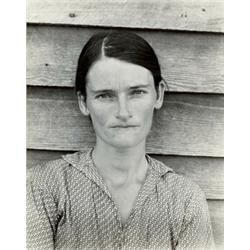 WALKER EVANS, (American, 1903-1975), ALLIE MAE BURROUGHS,, WIFE OF A SHARECROPPER,, HALE COUNTY, ...