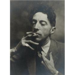 LAURE ALBIN-GUILLOT, (French, 1879-1962), JEAN COCTEAU, signed "Laure Albin Guillot", in lower le...