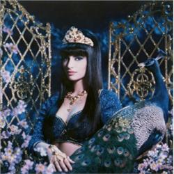 PIERRE ET GILLES, (French, active since 1976), LA PRINCESSE ET LE PAON (SOPHIYA), signed, dated a...