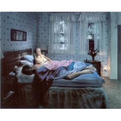 GREGORY CREWDSON, (American, b. 1962), UNTITLED (AWAKE), signed in ink on verso, chromogenic colo...