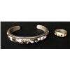 Image 1 : “White Buffalo” Cuff Bracelet and Ring