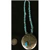 Image 1 : Turquoise and Sterling Navajo Necklace