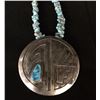 Image 3 : Turquoise and Sterling Navajo Necklace