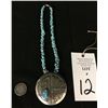 Image 4 : Turquoise and Sterling Navajo Necklace