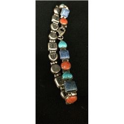 Multi-Stone Link Bracelet