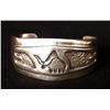 Image 1 : Heavy Navajo Silver Cuff Bracelet