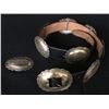 Image 1 : Vintage Navajo-Style Concho Belt and Pin