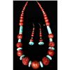 Image 1 : Coral and Turquoise Necklace Set
