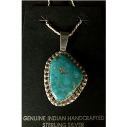 Navajo Necklace With Nice Turquoise