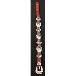 Concho Belt Style Sterling Bracelet