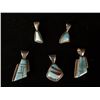 Image 1 : Group of 5 Inlay Pendants