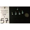 Image 5 : Group of 5 Inlay Pendants