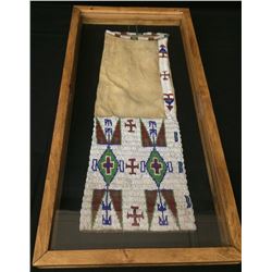 Circa 1900 Sioux Beaded Tobacco Pipe Bag
