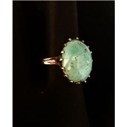 Gold and Turquoise Ring