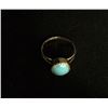 Image 2 : 14K Gold and Turquoise Ring