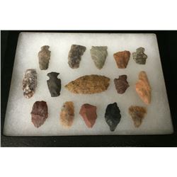 Arrowheads Display From Museum