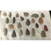 Image 1 : Display of Arrowheads From Museum