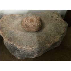 Mano and Metate -Antique Corn Grinder