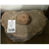 Image 2 : Mano and Metate -Antique Corn Grinder