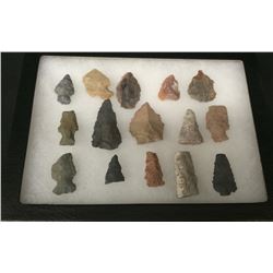 Arrowheads Display From Relics Museum