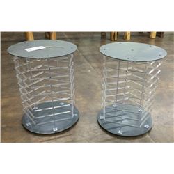 Pair of Spinning Earring Displays